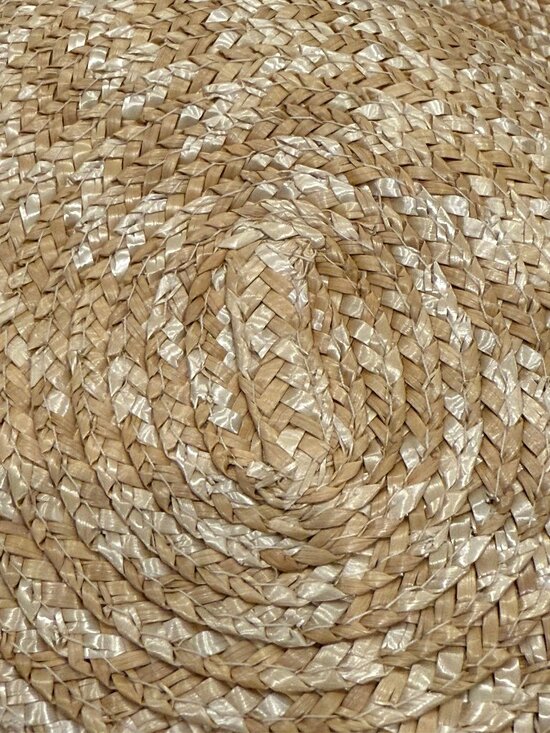 Miu Miu Logo Ribbon Raffia Hat Authentic main image 4